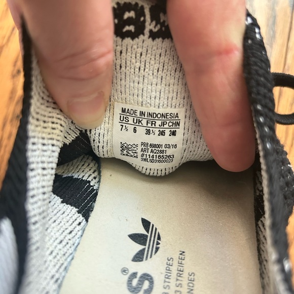 Adidas AQ2881 Superstar 80s Primeknit Size 7.5 US Black & White - Picture 6 of 7